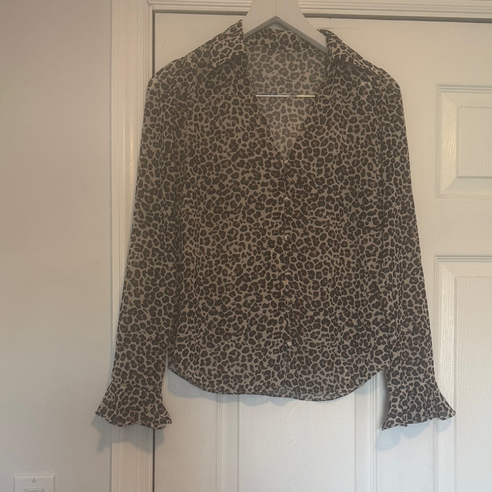Haute Monde Animal Print Blouse